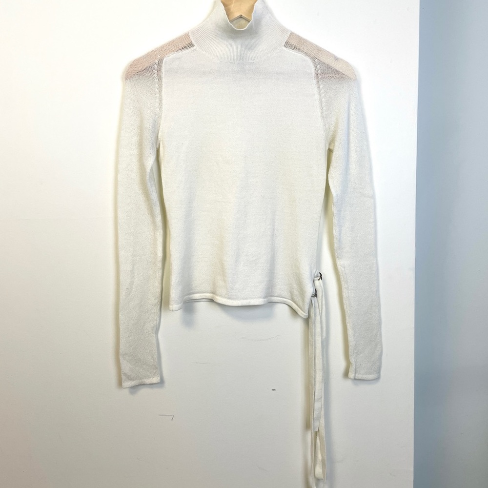 MNG women mock neck knit sweater